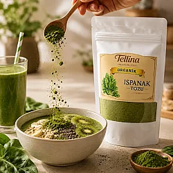 Tellina Organik Ispanak Tozu 165 gr - 8