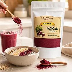 Tellina Organik Pancar Tozu 165 gr - 3