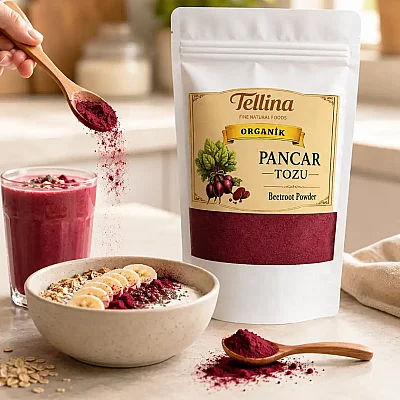 Tellina Organik Pancar Tozu 165 gr - 3