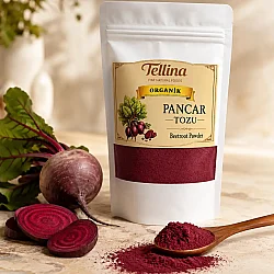 Tellina Organik Pancar Tozu 165 gr - 6