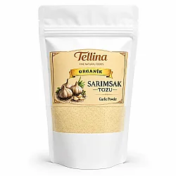 Tellina Organik Sarımsak Tozu 165 gr