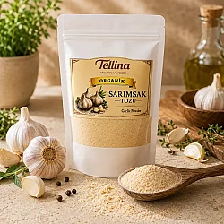 Tellina Organik Sarımsak Tozu 165 gr - 3