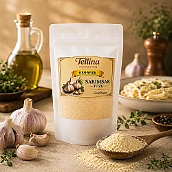 Tellina Organik Sarımsak Tozu 165 gr - 7