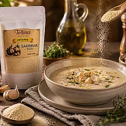 Tellina Organik Sarımsak Tozu 165 gr - 8