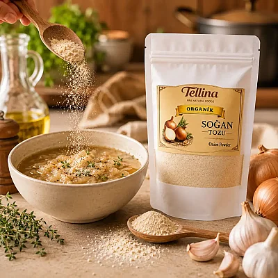Tellina Organik Soğan Tozu 165 gr - 5