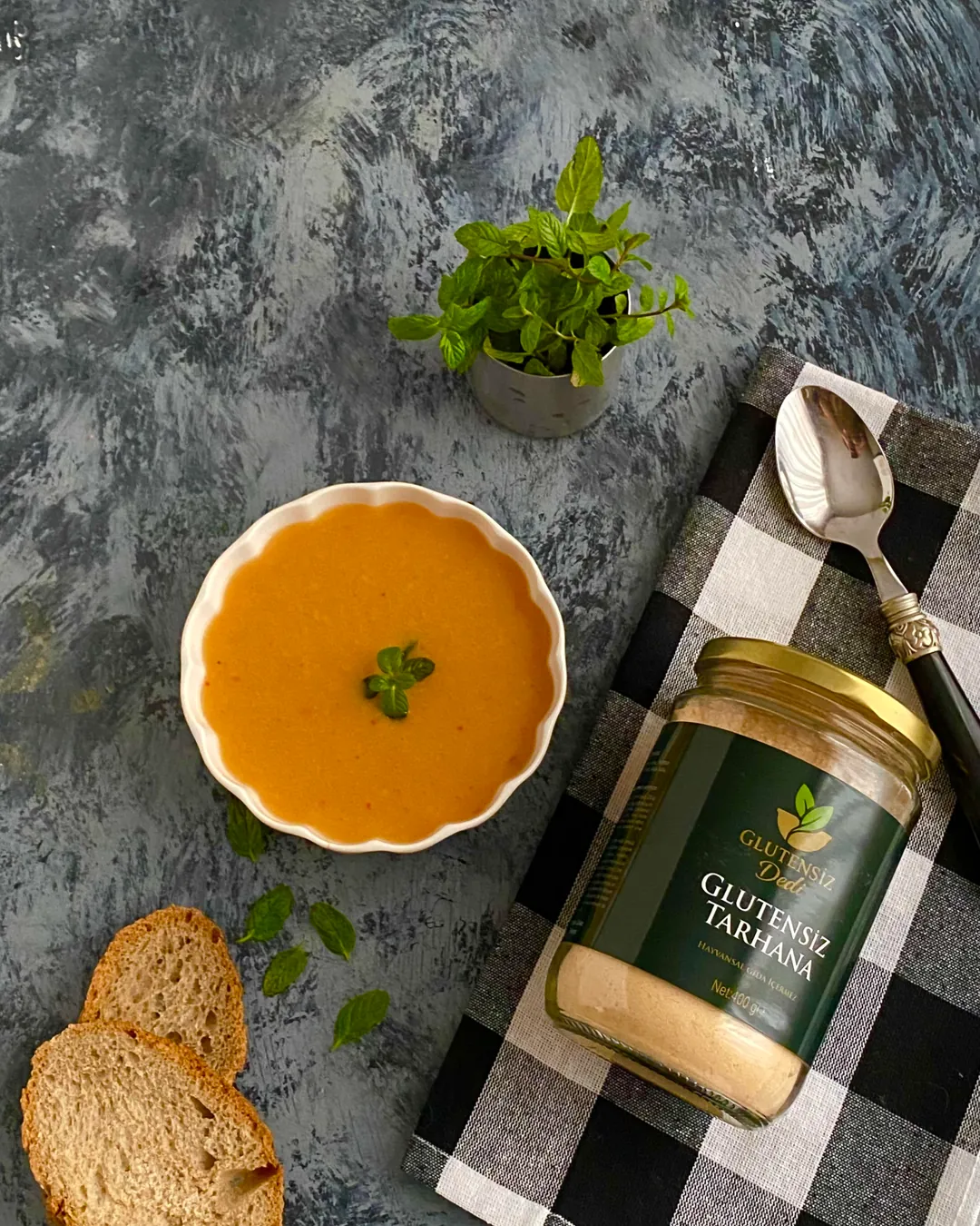 Glutensiz Katkısız Yoğurtsuz  (VEGAN) Tarhana - Glutensiz Dedi 400 gr - 2