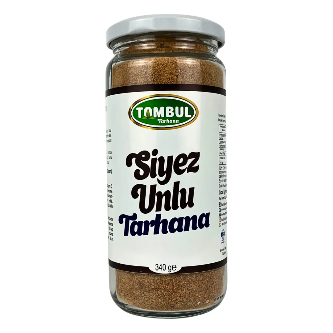 Tombul Siyez Unlu Tarhana 340 gr cam ambalaj