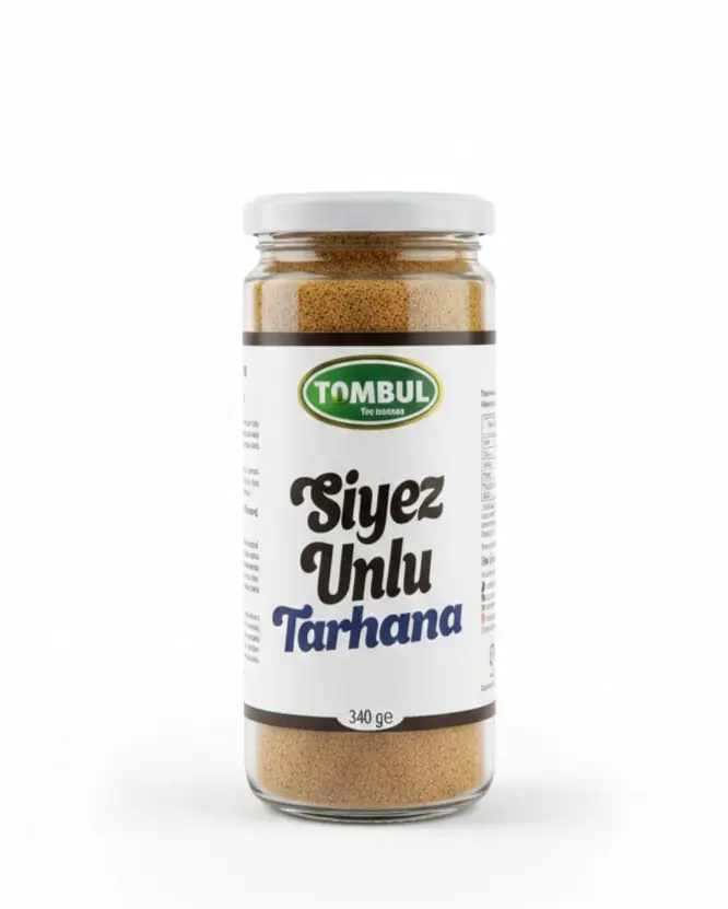 Tombul Siyez Unlu Tarhana 340 gr cam ambalaj