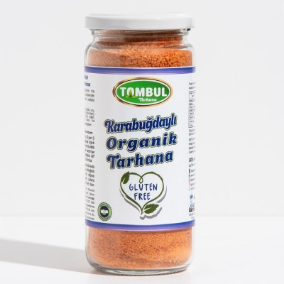 Tombul Organik Glutensiz Karabuğday Unlu Tarhana 380 gr cam ambalaj