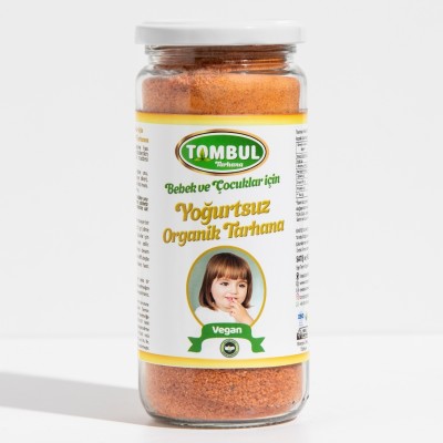 Tombul Organik Vegan Bebek Tarhana 380 g cam ambalaj_Kopya(1)