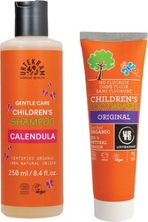Urtekram - Urtekram Çocuk Şampuanı 250 ml + Çocuk Diş Macunu Tatlı Rezene 75 ml