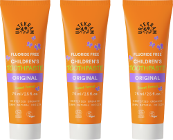 Urtekram - Urtekram Organik Çocuk Diş Macunu - Tatlı Rezene 3'lü Avantaj Paketi (3x75 ml)