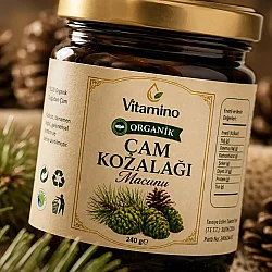 Vitamino Organik Kozalak Macunu 240 gr - 2