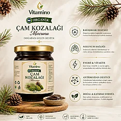 Vitamino Organik Kozalak Macunu 240 gr - 3