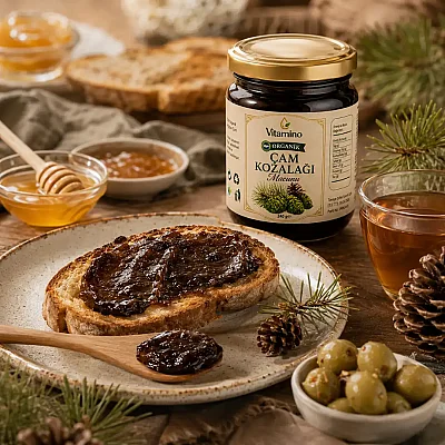 Vitamino Organik Kozalak Macunu 240 gr - 4