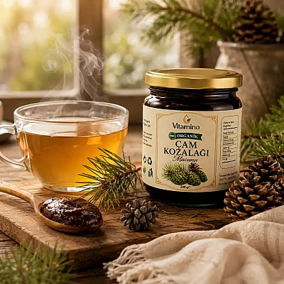 Vitamino Organik Kozalak Macunu 240 gr - 5
